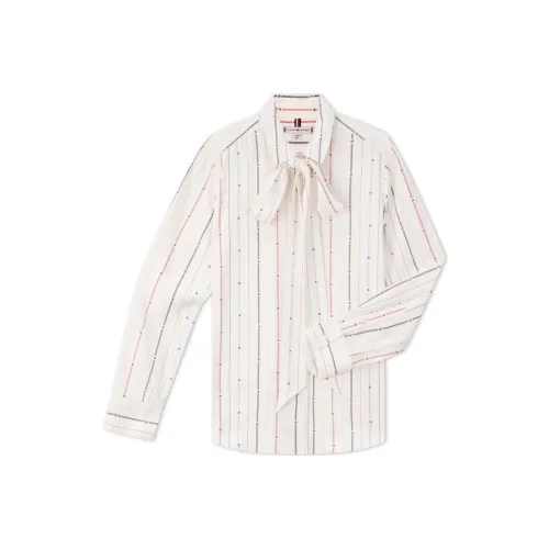 Tommy Hilfiger Рубашка Женская Белая Полосатая
