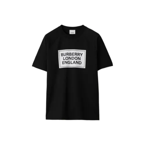 Burberry SS24 Реглан-рукав T-рубашка Женская Черная