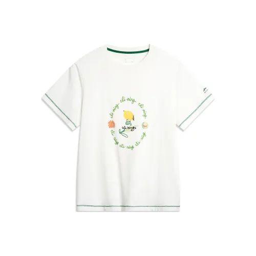 LINING Chinese Culture Series T-Shirt Женская Айвори