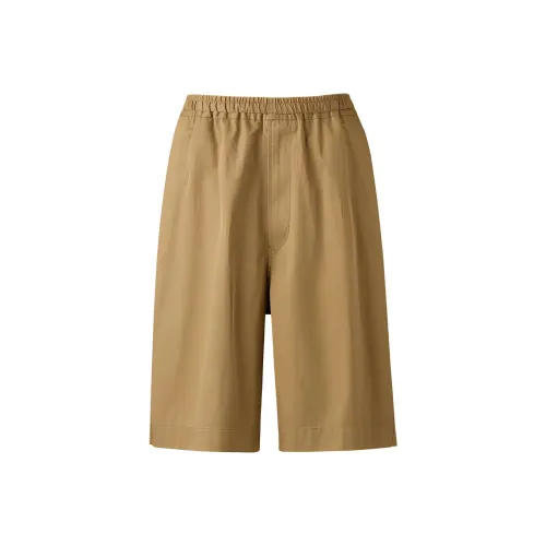 Uniqlo U Collection SS25 Повседневные шорты Мужские Коричневые