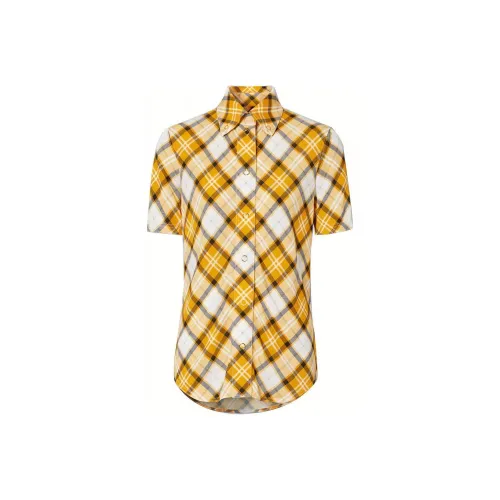 Burberry Апельсиновые Женские Рубашки