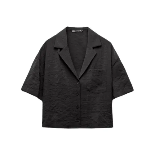 ZARA Черные Женские Рубашки