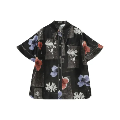 GANNI Черные Женские Рубашки