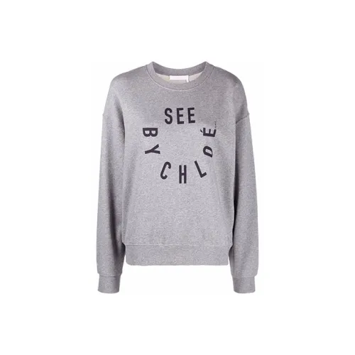 SEE BY CHLOE Серый Женские Свитшоты