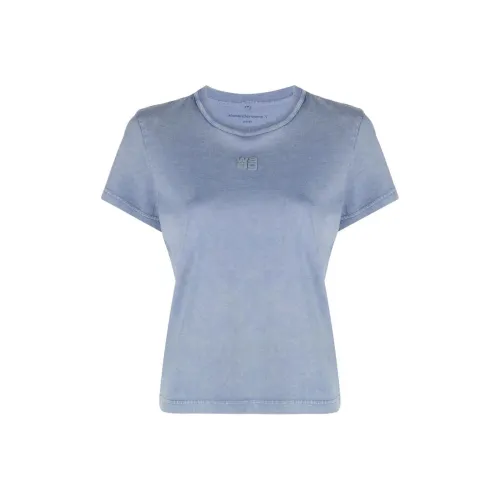 Alexander Wang SS24 T Рубашка Женская Haze Синий