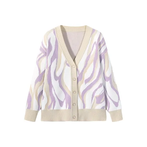 EICHITOO Трикотаж Женский Светло-фиолетовый Узор