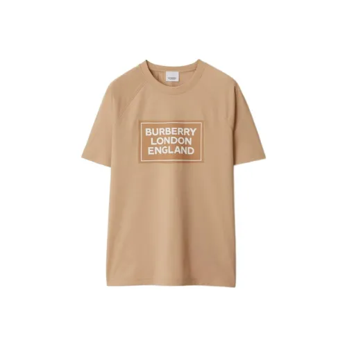 Burberry Мягкий желтый Коричневый Женские футболки