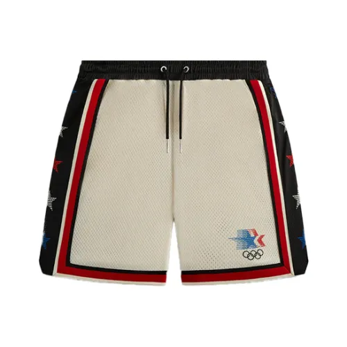 KITH Olympics Heritage SS24 Повседневные шорты Унисекс Черный Белый Красный