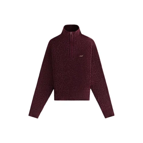 KITH Presley Трикотаж Женский Бордовый