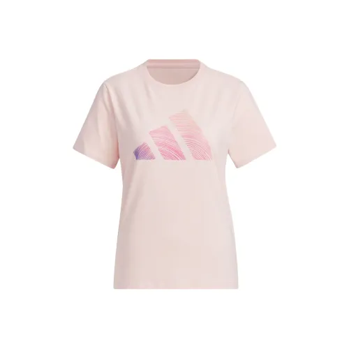 Adidas T-Shirt Женская Светло-Розовая
