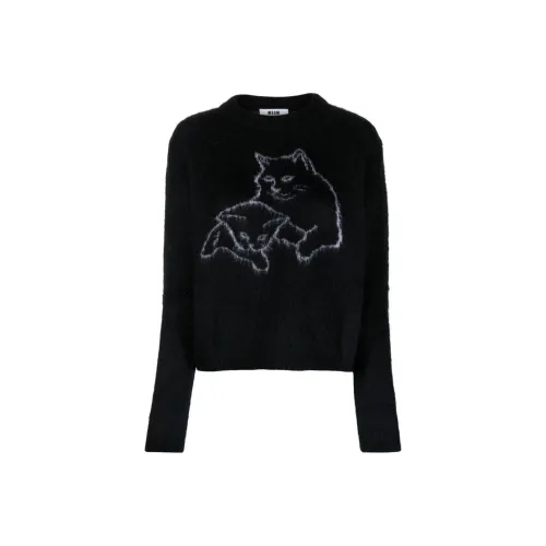 MSGM Черные Женские Свитеры