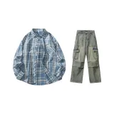 Washed Blue + Vintage Yellow Mud Pants  
Вымытые синие + винтажные желтые грязные штаны