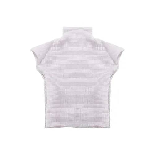 ISSEY MIYAKE Стандартная T-рубашка Женская Светло-фиолетовая