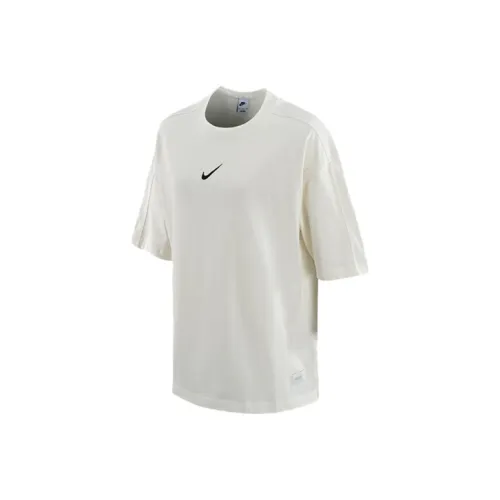 Nike Sportswear Т-рубашка с рукавом-трубкой женская белая