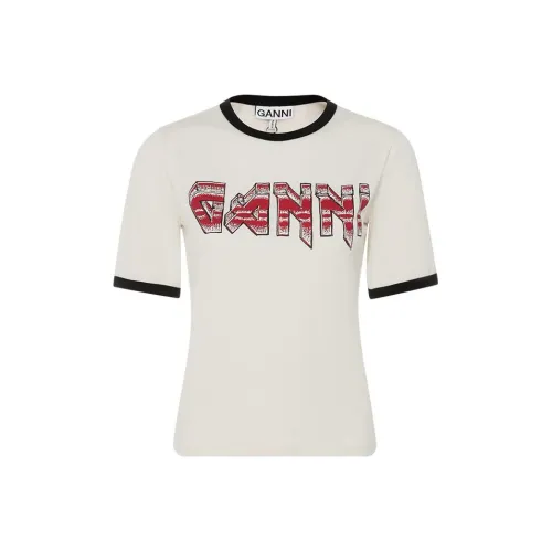 GANNI Белые Женские Футболки