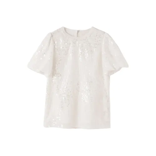 XIANGYING Бежевые Женские Рубашки