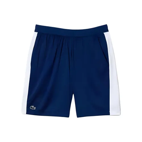 Шорты LACOSTE Collaboration Daniel Medvedev Collaboration Темно-синие Мужские Повседневные