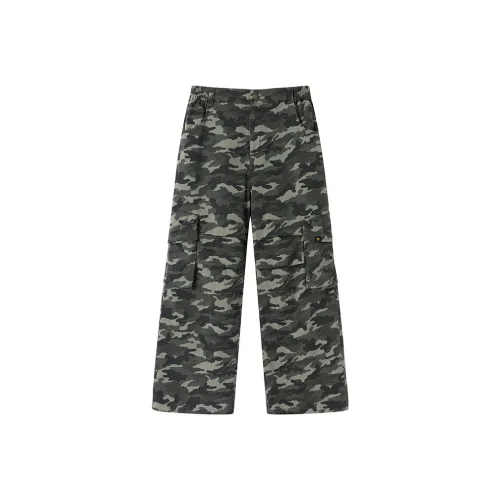 DANGEROUSPEOPLE Карго-брюки Унисекс Темно-зеленый