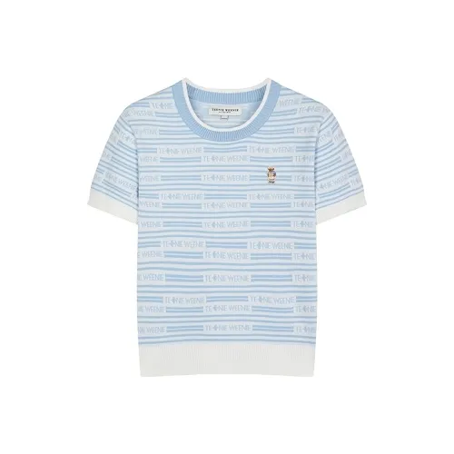 Teenie Weenie Свитер Женский Светло-Синий