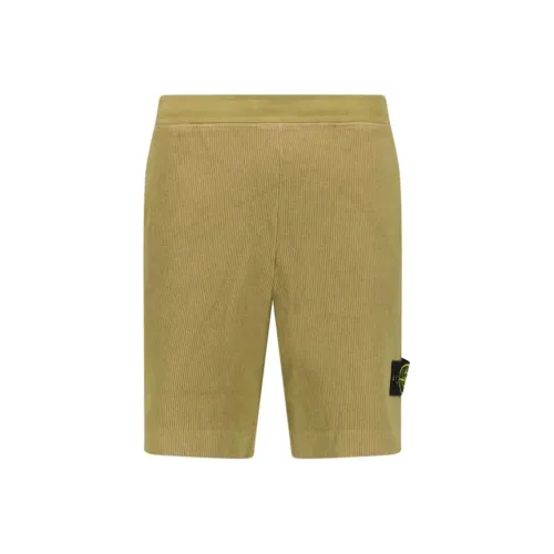 Stone Island Повседневные шорты Мужские Желтые