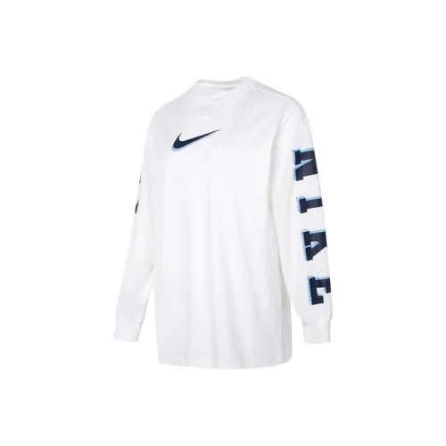 nike Т-рубашка с рукавом-трубкой женская белая