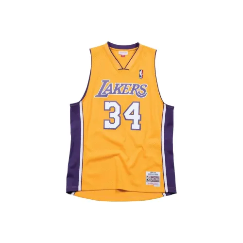 NBA x MITCHELL NESS Баскетбольная Джерси Мужская Золотая