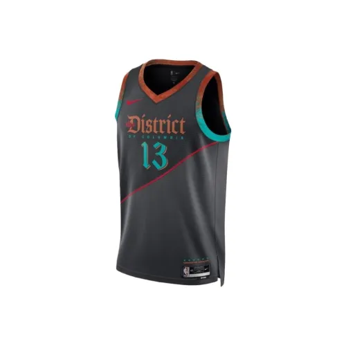 NBA Washington Wizards SWINGMAN Fan Edition Джордан Poole Баскетбольная Джерси Унисекс Черный