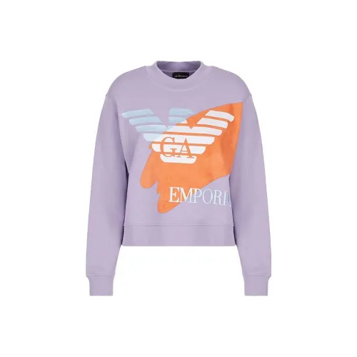 EMPORIO ARMANI Фиолетовый Женские Свитшоты