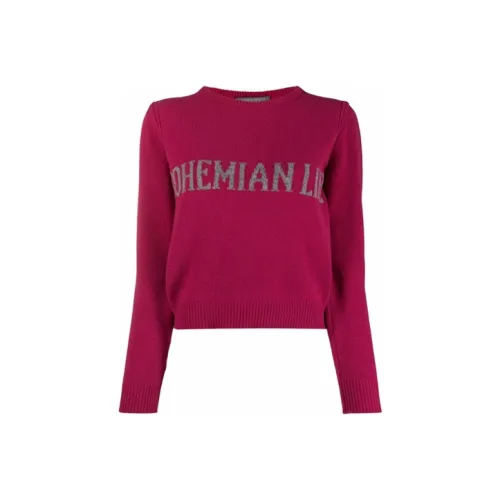 ALBERTA FERRETTI FW21 Кашемир Свитер Женский Розовый Красный