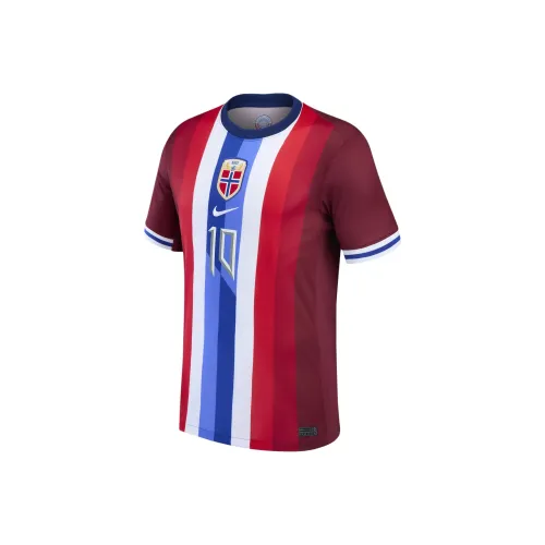 nike Мартин Ødegaard Норвегия National Team 2024 25 Stadium Дом Футбол Джерси Мужской Красный