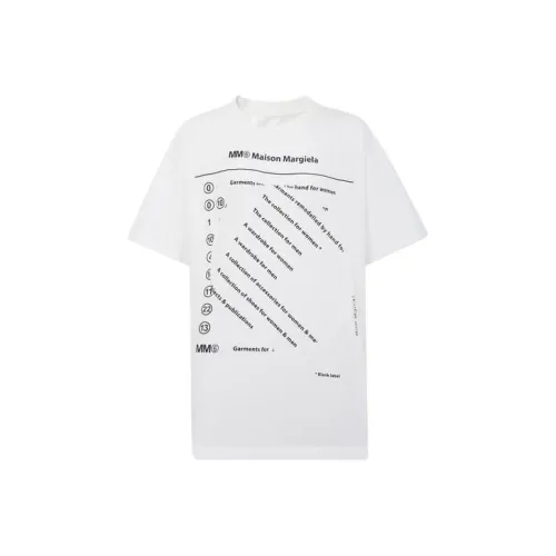 MM6 Maison Margiela Белые Женские Футболки