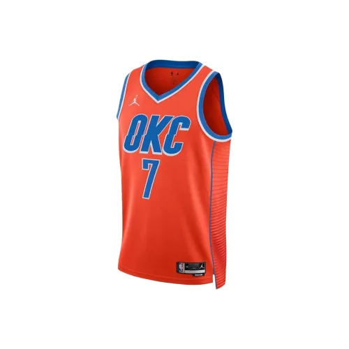 NBA Oklahoma City Thunder Oklahoma City Thunder Jordan Statement Edition Баскетбольная футболка Унисекс Оранжевый