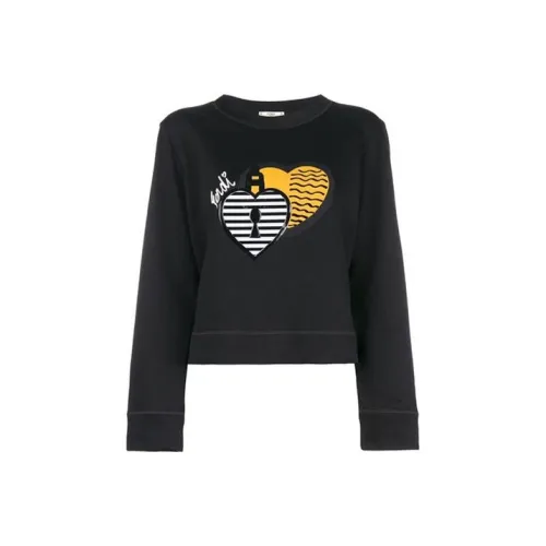 FENDI Черные Женские Толстовки