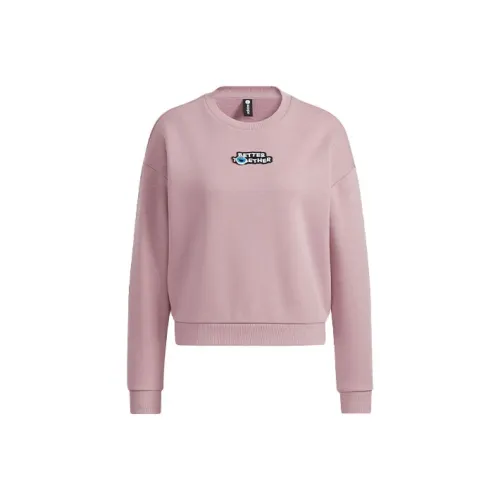 ADIDAS NEO Улица Сезам Co Branded В избранном Пурпурно-розовый Женские Свитшоты