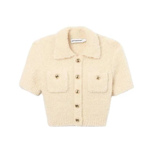 Self Портрет Свитер Женские Цвет Слоновая кость