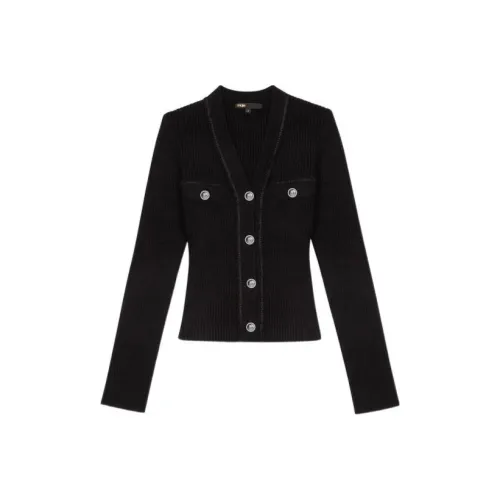 Maje FW22 Трикотаж Женский Черный