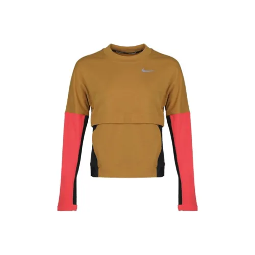 NIKE Хаки Женские Свитшоты