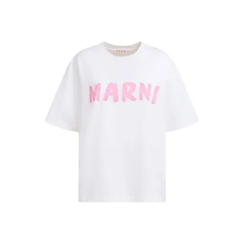 MARNI Бело-розовые Женские Рубашки T
