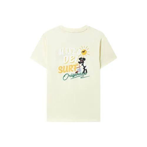 FILA Стандартная футболка женская масляный воск желтый