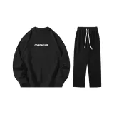 Комплект одежды (Черный топ + Черные штаны)