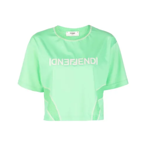 FENDI SS23 T-Shirt Женская Зеленая