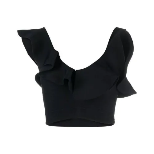 Alexander McQueen FW22 Топ на бретелях Женский Черный