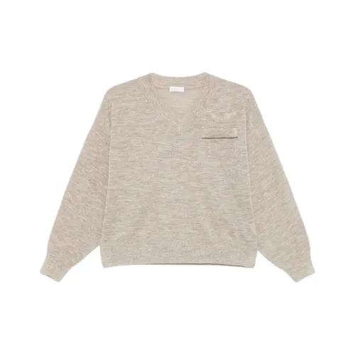 Brunello Cucinelli Миндально-бежевые Женские Рубашки T
