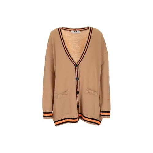 MSGM FW21 Трикотаж Женский Светлый Умбра