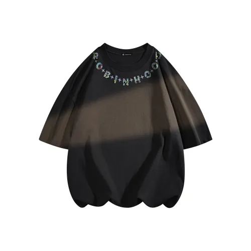 ROBINHOOD T-Shirt Унисекс Белый Серый