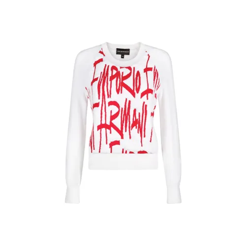 EMPORIO ARMANI FW21 Толстовка Женская Белая