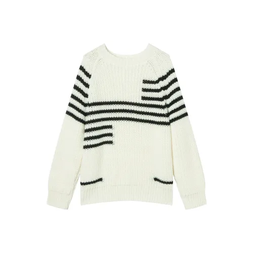 DIALOGUE Черно-белые полосы Женские Свитера