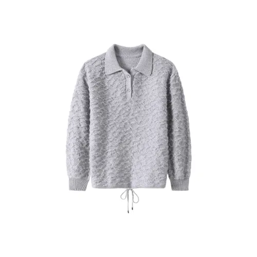 H YXIANG Свитер Женский Splendid Серый