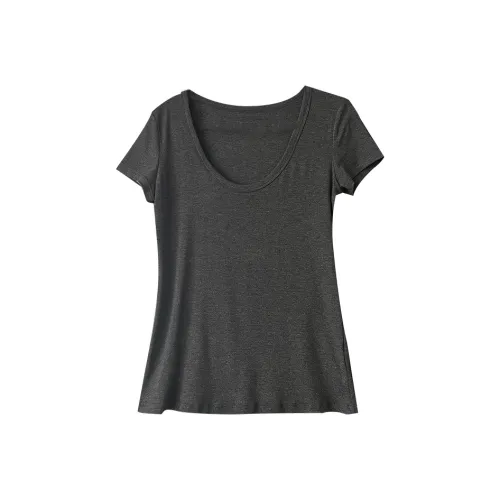 Fuccykee Серые Женские Футболки