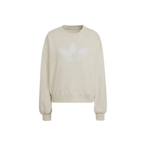 Adidas Originals CREW SWEATSHIRT Женские Желтый Белый